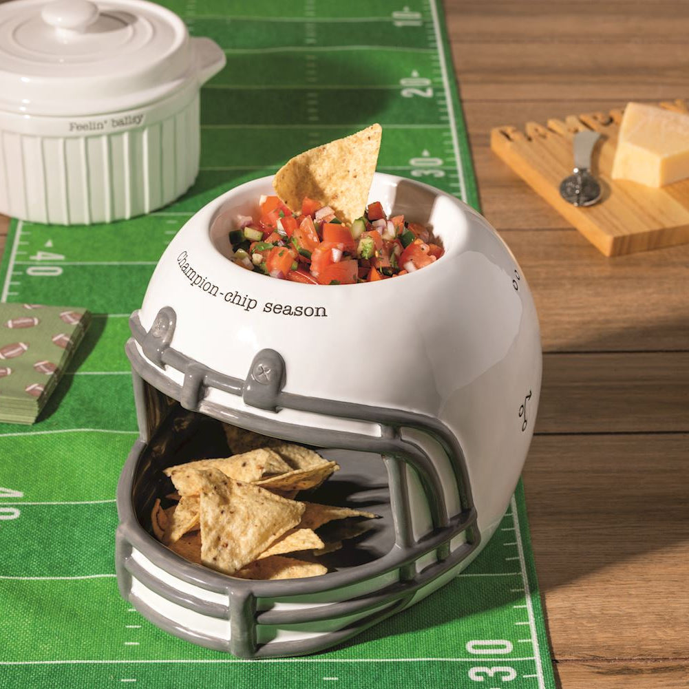 Football Helmet Chip & Dip