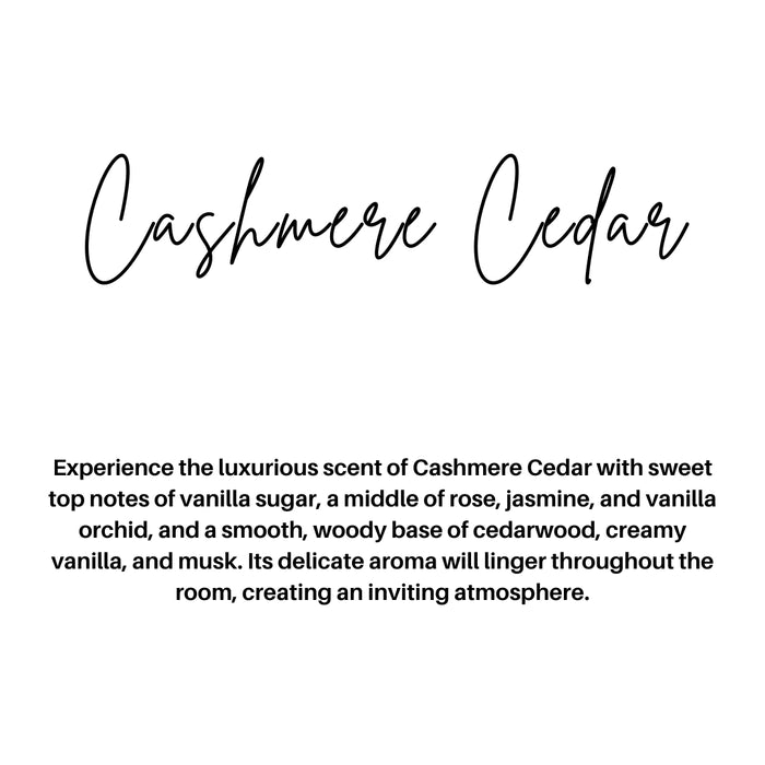 CASHMERE CEDAR | GLASS JAR