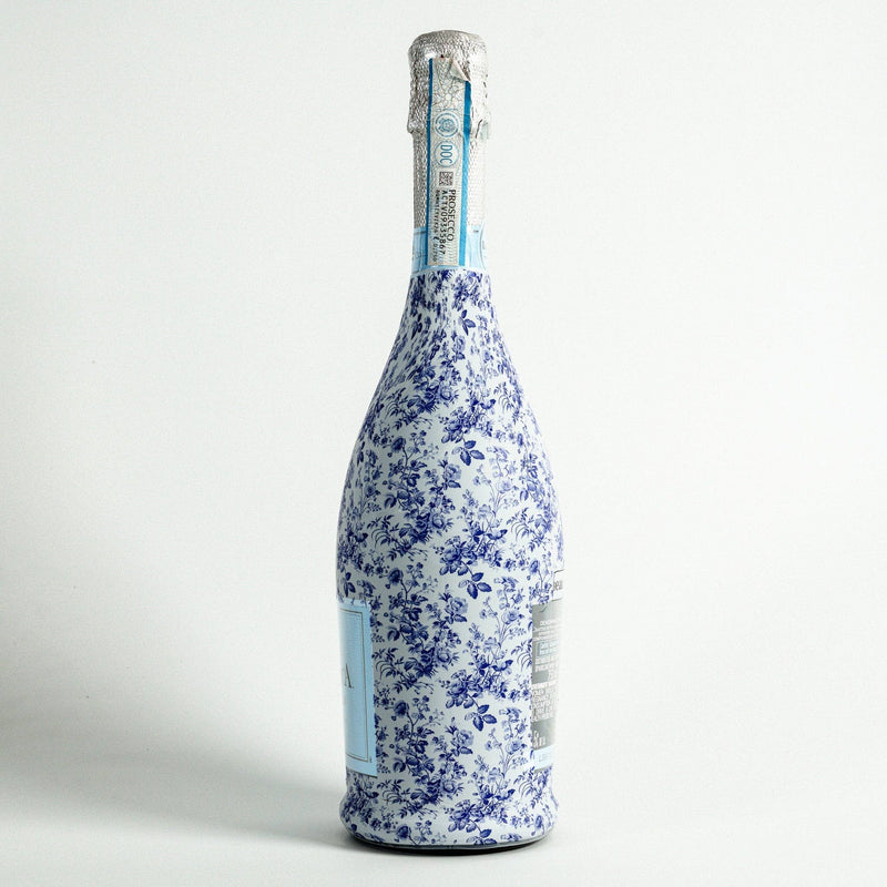 Grandmillenial Blue Floral - Prosecco