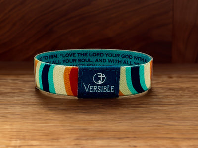 Vibrations / Matthew 22:37 Wristband: Small