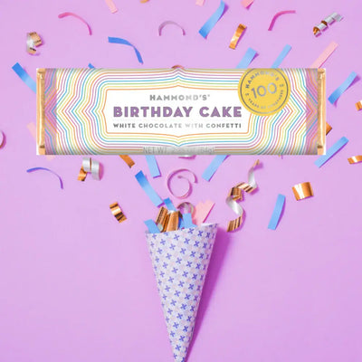 Candy Bar - White Chocolate - Birthday Cake - 2.25 oz