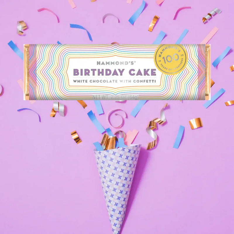 Candy Bar - White Chocolate - Birthday Cake - 2.25 oz