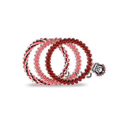 Spiral Hair Coils | Small | Univ. of Georgia Hair Ties