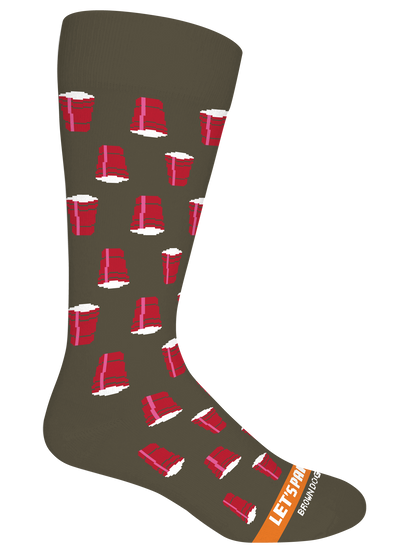 Party Cup (Red Cup) Socks: Della Blue