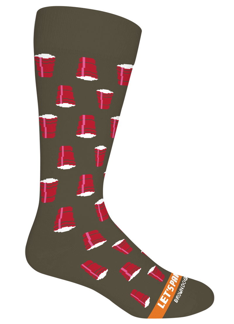Party Cup (Red Cup) Socks: Della Blue