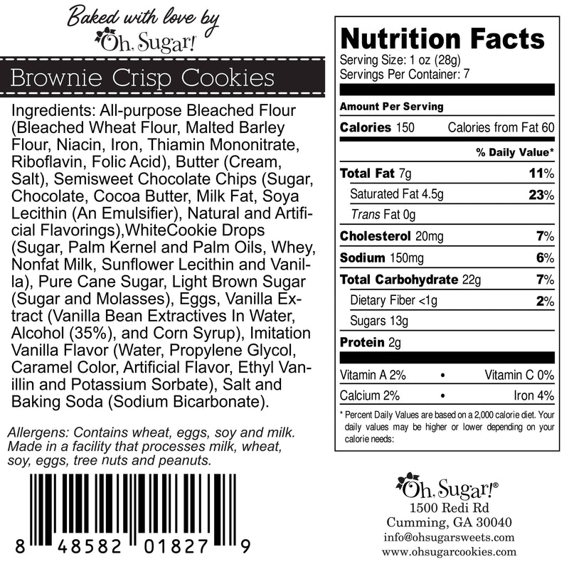 Brownie Crisp Cookie Pouch