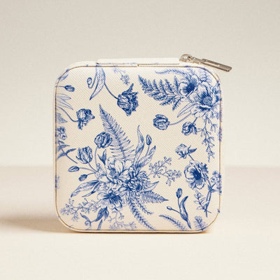 Blue Blossom Travel  Jewelry Box