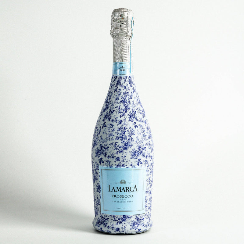 Grandmillenial Blue Floral - Prosecco