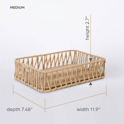 415 - Wooden Rope Tray: Large