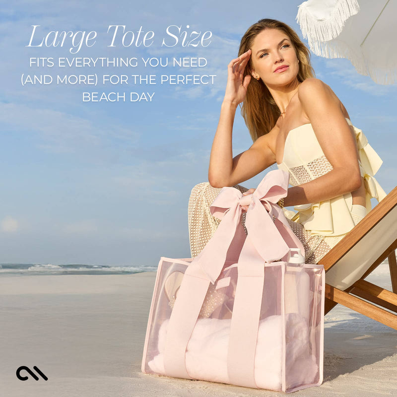 Pink | Bow Tote w/Phone Pouch