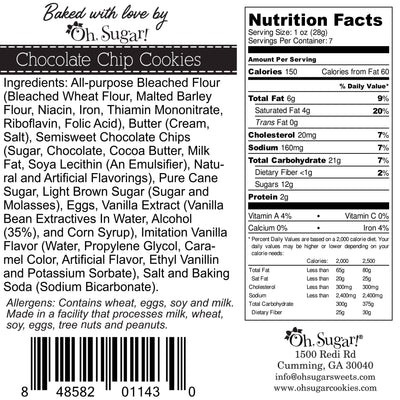 Chocolate Chip Cookie Pouch