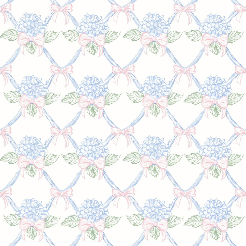 Hydrangea Lattice - Prosecco