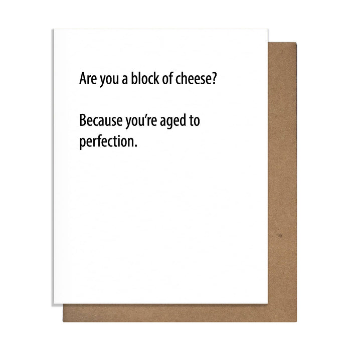 Block of Cheese - Birthday Card