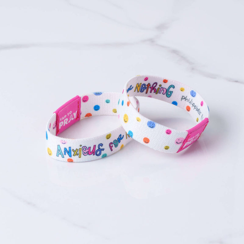 Tap To Pray™ - Kingfolk Series Wristband - Anxious for Nothing: X-Small