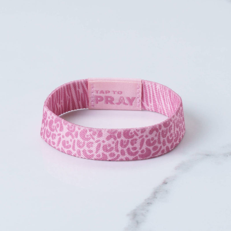 Tap To Pray™ Wristbands - Safari Rose: X-Small