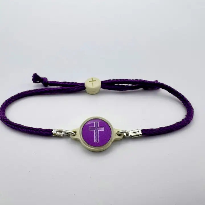 Amethyst + Cross| Tap To Pray™