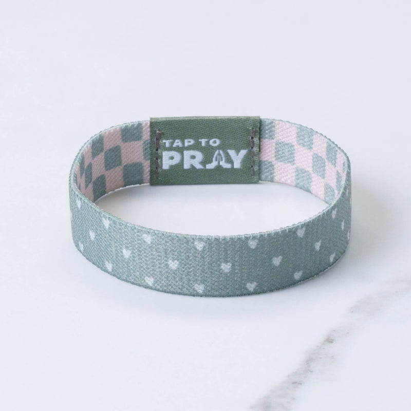 Tap To Pray™ Wristbands - Cottage & Tile: X-Small