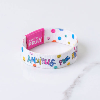 Tap To Pray™ - Kingfolk Series Wristband - Anxious for Nothing: Small