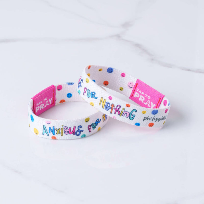 Tap To Pray™ - Kingfolk Series Wristband - Anxious for Nothing: X-Large