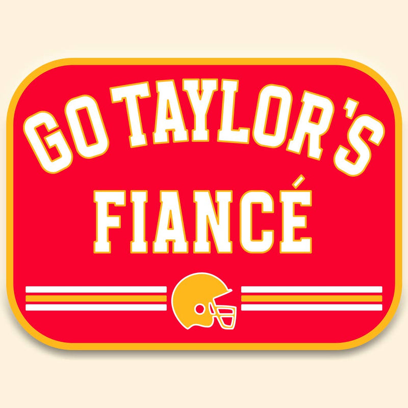 Football Sticker Decal Go Taylor’s Fiancé Sticker Fall Trend
