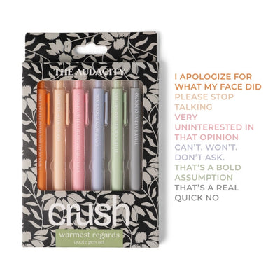 Warmest Regards Quote Pen Set