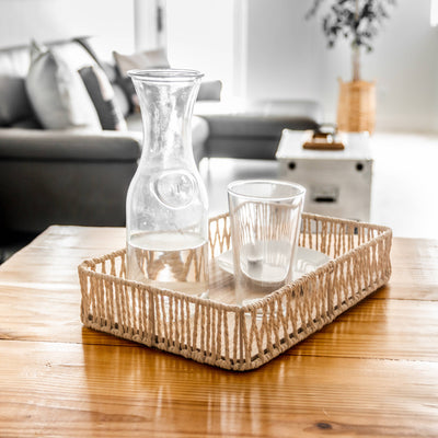 415 - Wooden Rope Tray: Large