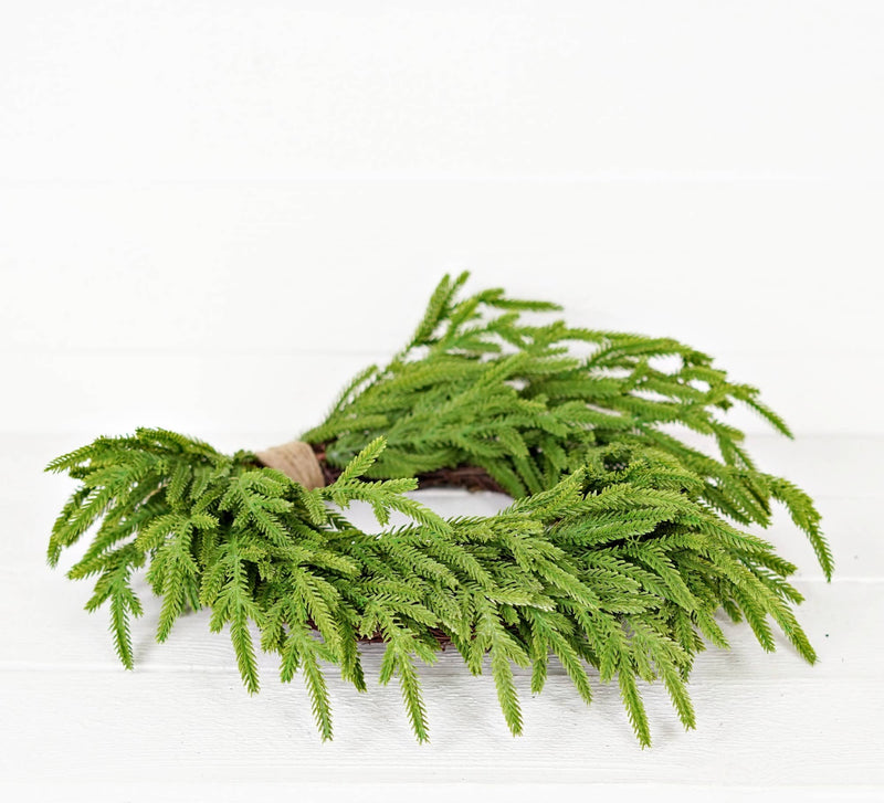 Soft Touch Evergreen Norfolk - Twig Wreath