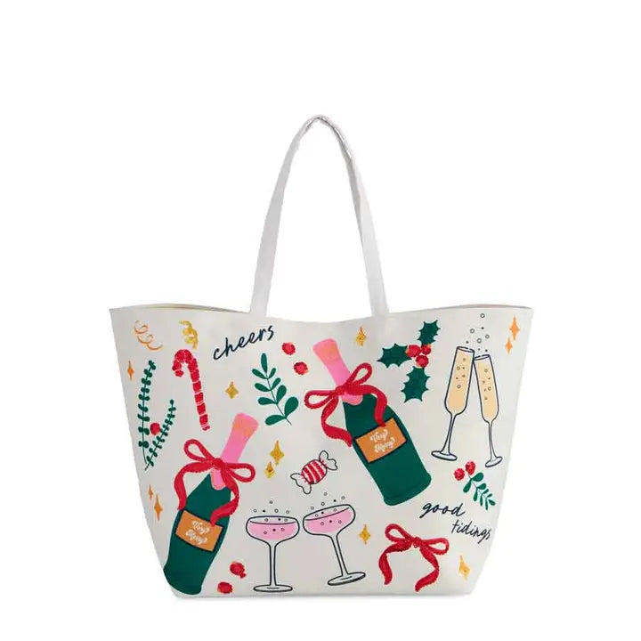 "Bubbles" Holiday Tote Bag $40 00 $40.00