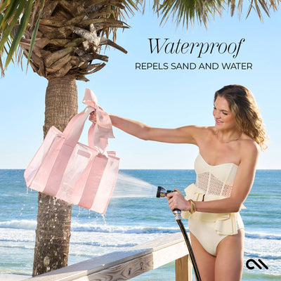 Pink | Bow Tote w/Phone Pouch
