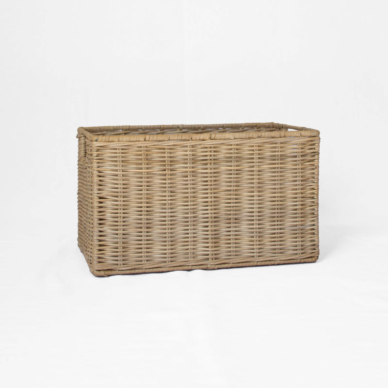 Wicker Storage Basket: Large - 9" H