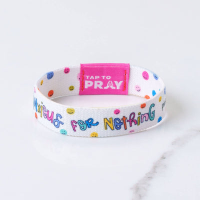 Tap To Pray™ - Kingfolk Series Wristband - Anxious for Nothing: X-Large