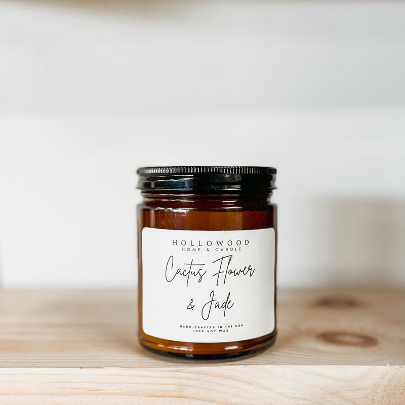 CACTUS FLOWER & JADE | CANDLE BAR CANDLE