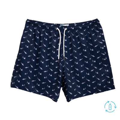 Sharks | Swim Shorts | with liner | 6 Inch | Bermies
