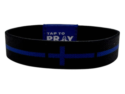 Tap To Pray™ Wristbands - First Responders Law Enforcement: X-Large