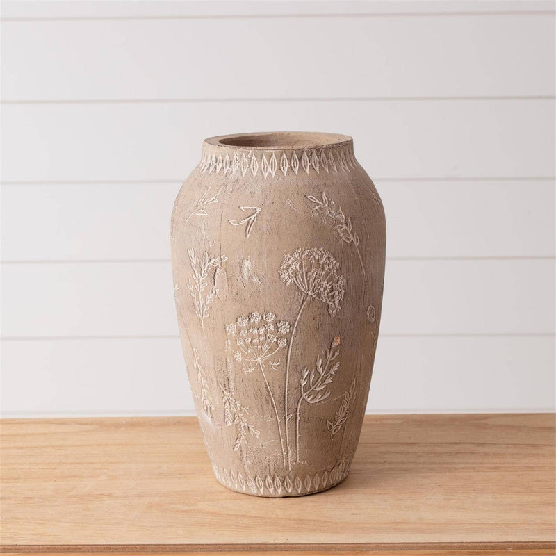 Vase - Embossed Botanical (PC)