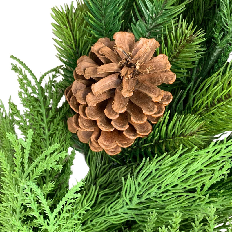Mixed Christmas Cypress Garland 72"