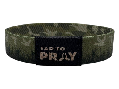 Tap To Pray™ Wristbands - Waterfowl Camo: X-Large