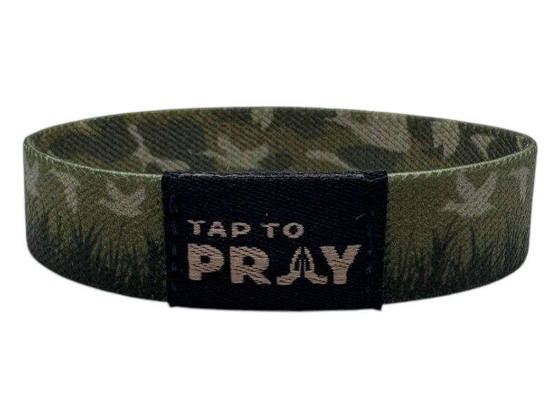 Tap To Pray™ Wristbands - Waterfowl Camo: X-Large
