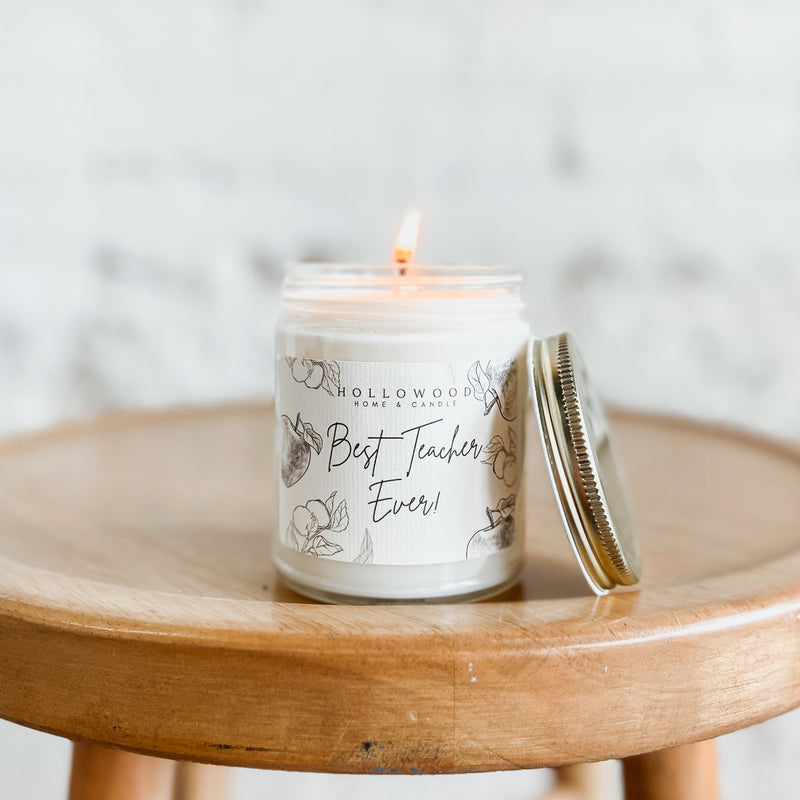 BEST TEACHER EVER CANDLE