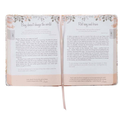 Devotional Walking In Grace Faux Leather