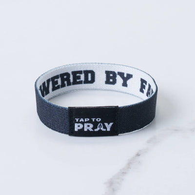 Tap To Pray™ Wristbands - Jesus Is Lord: Small / Jesus is Lord / Powered by Faith