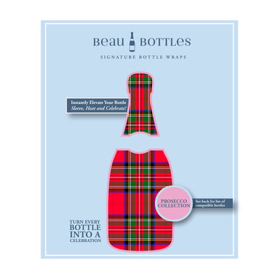 Red and Green Christmas Tartan - Prosecco Collection