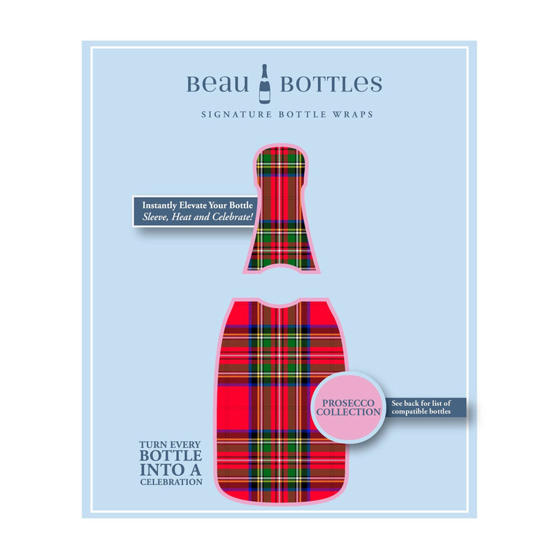 Red and Green Christmas Tartan - Prosecco Collection