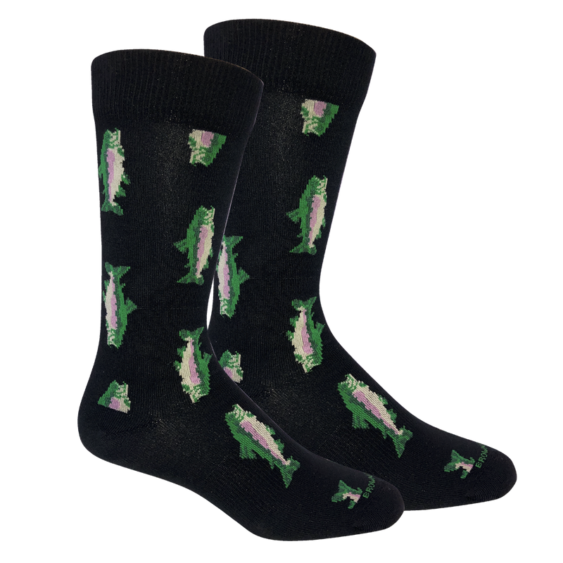 Watauga (Trout) Socks: Insignia Blue