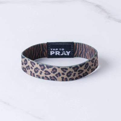 Tap To Pray™ Wristbands - Safari Leopard: X-Small