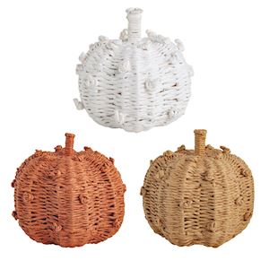 Orange Woven Knot Pumpkin