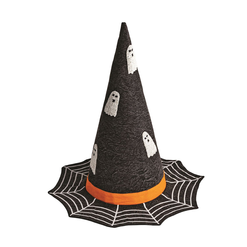 Black Ghost Witch Hat Sitter | Large