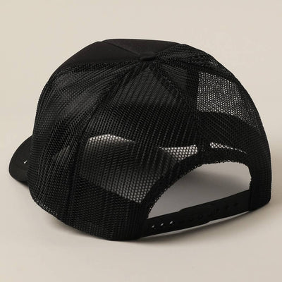 JESUS SAVES I SPEND Trucker: NEON PINK