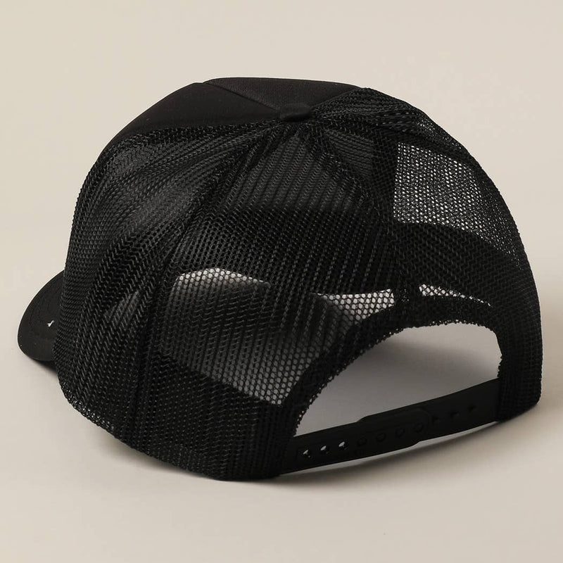 JESUS SAVES I SPEND Trucker: NEON PINK