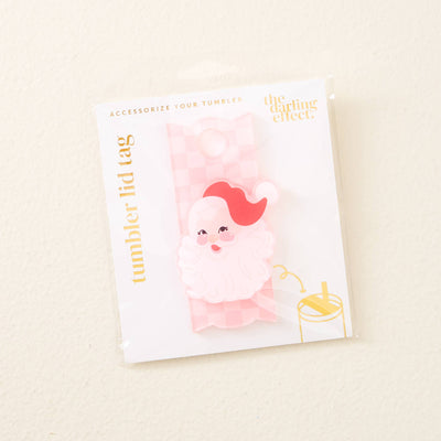 Tumbler Lid Tag-Dear Santa